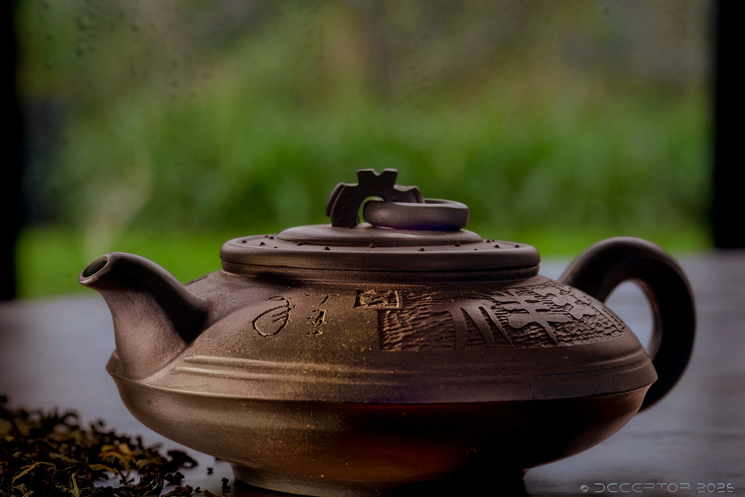 The photographer has provided the following description: A Japanese tea pot in the WS Style. Photographer_name: Robert A F van de Voort. Title: Wabi Sabi. The photographer has provided the following description: A Japanese tea pot in the WS Style. Make: nikon. Model: D800. Technical: Laewo 100mm F11 1/3 sec, 100 ISO. Published: 2026-06-27 04:50:08